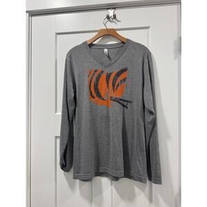 Cincinnati Bengals gray long sleeve womens M